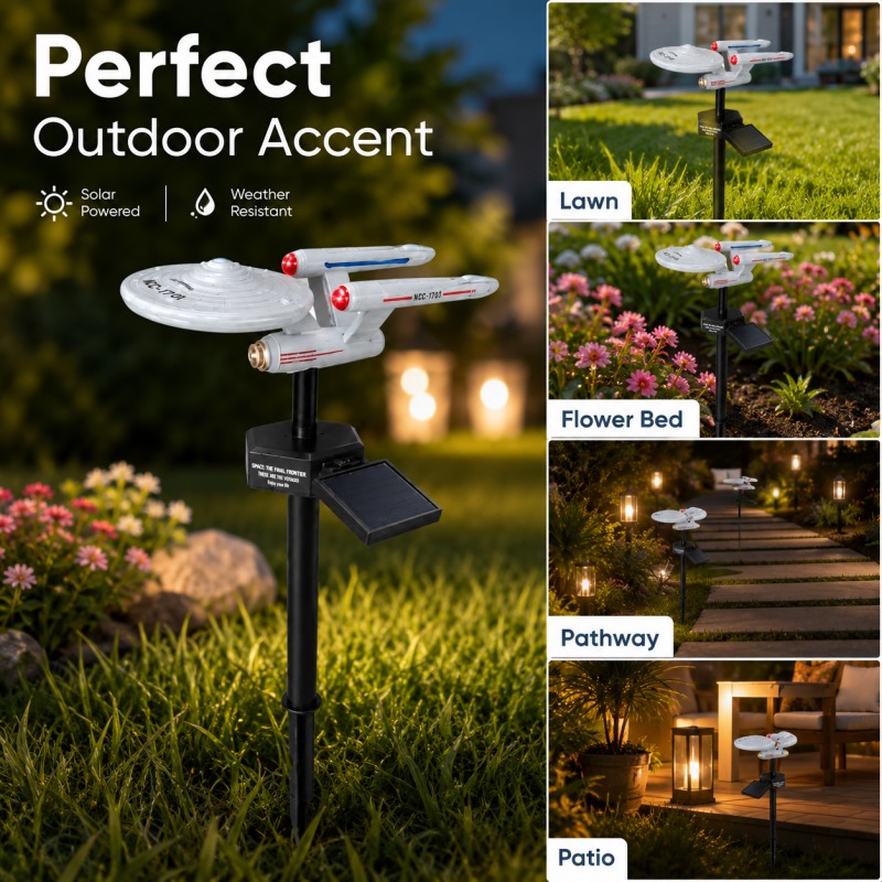 Smart Garden Light - Садовый светильник Star Trek USS Enterprise