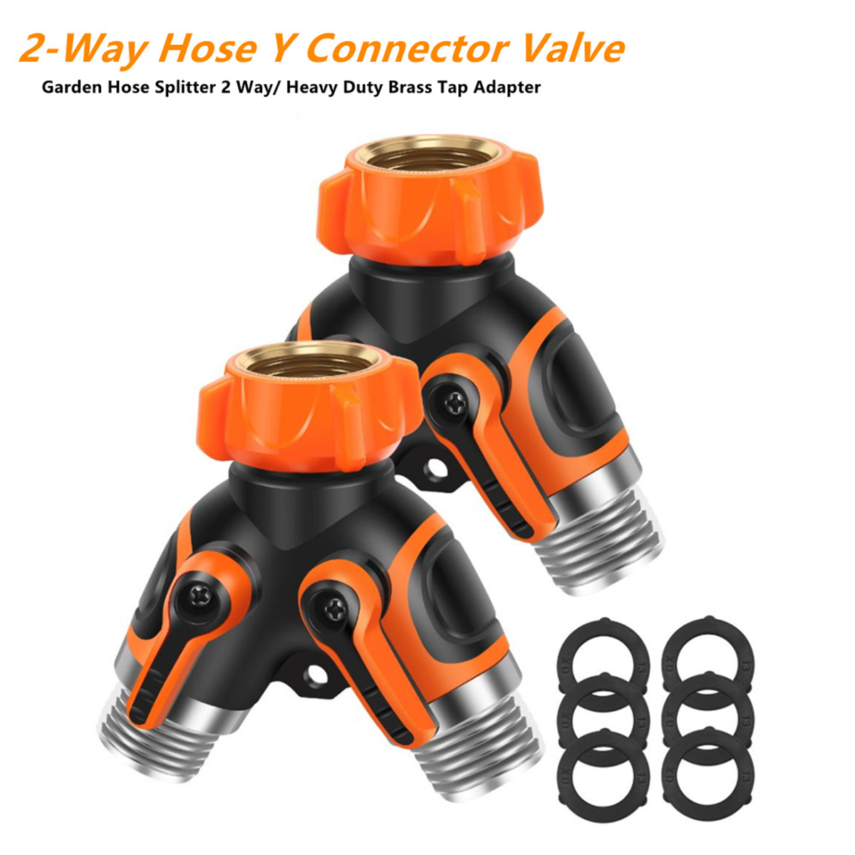 Smart Garden Hose Valve - Двухходовой разветвитель для садового шланга 3/4