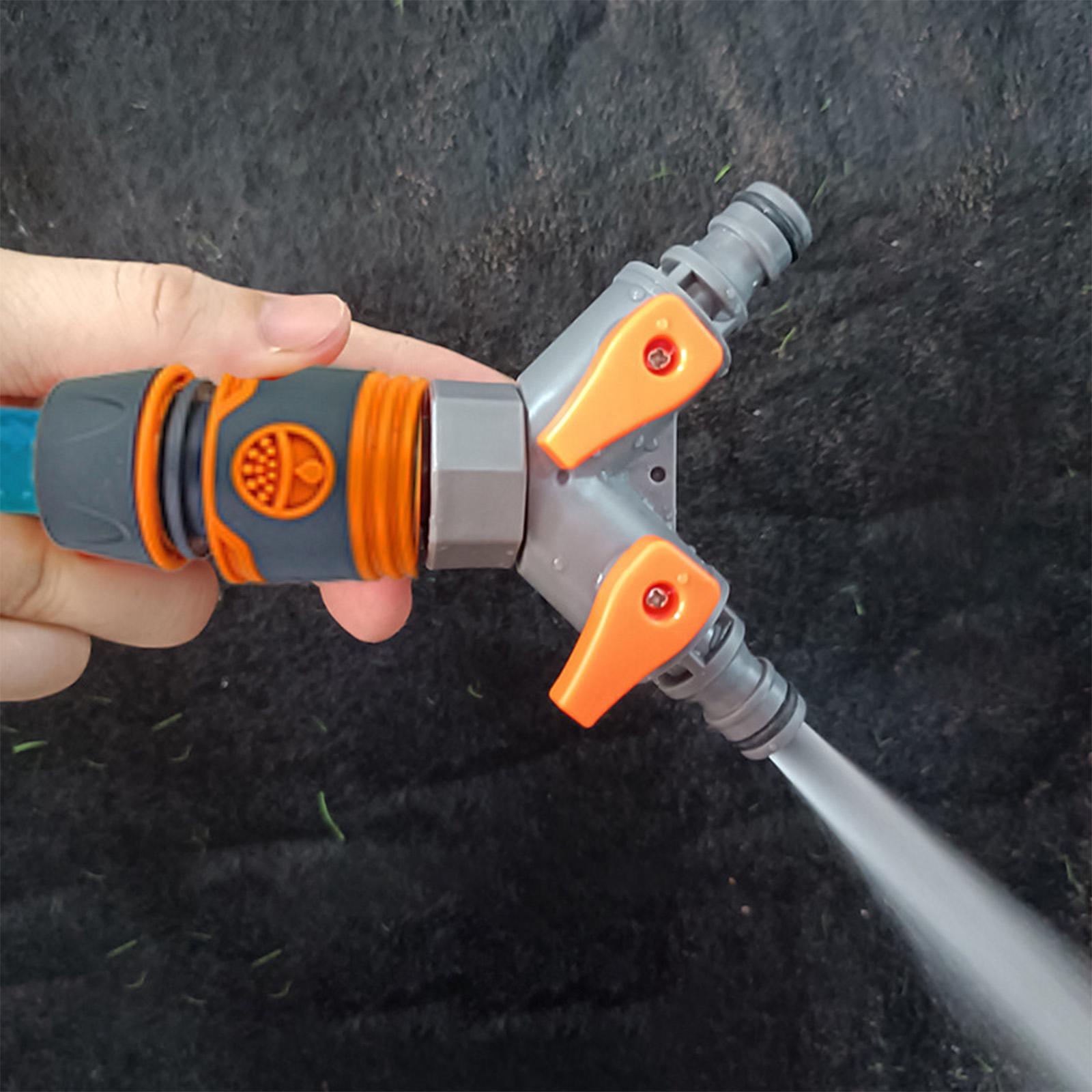 Smart Garden Hose Valve - Усиленный быстросъемный трехходовой разветвитель для шланга