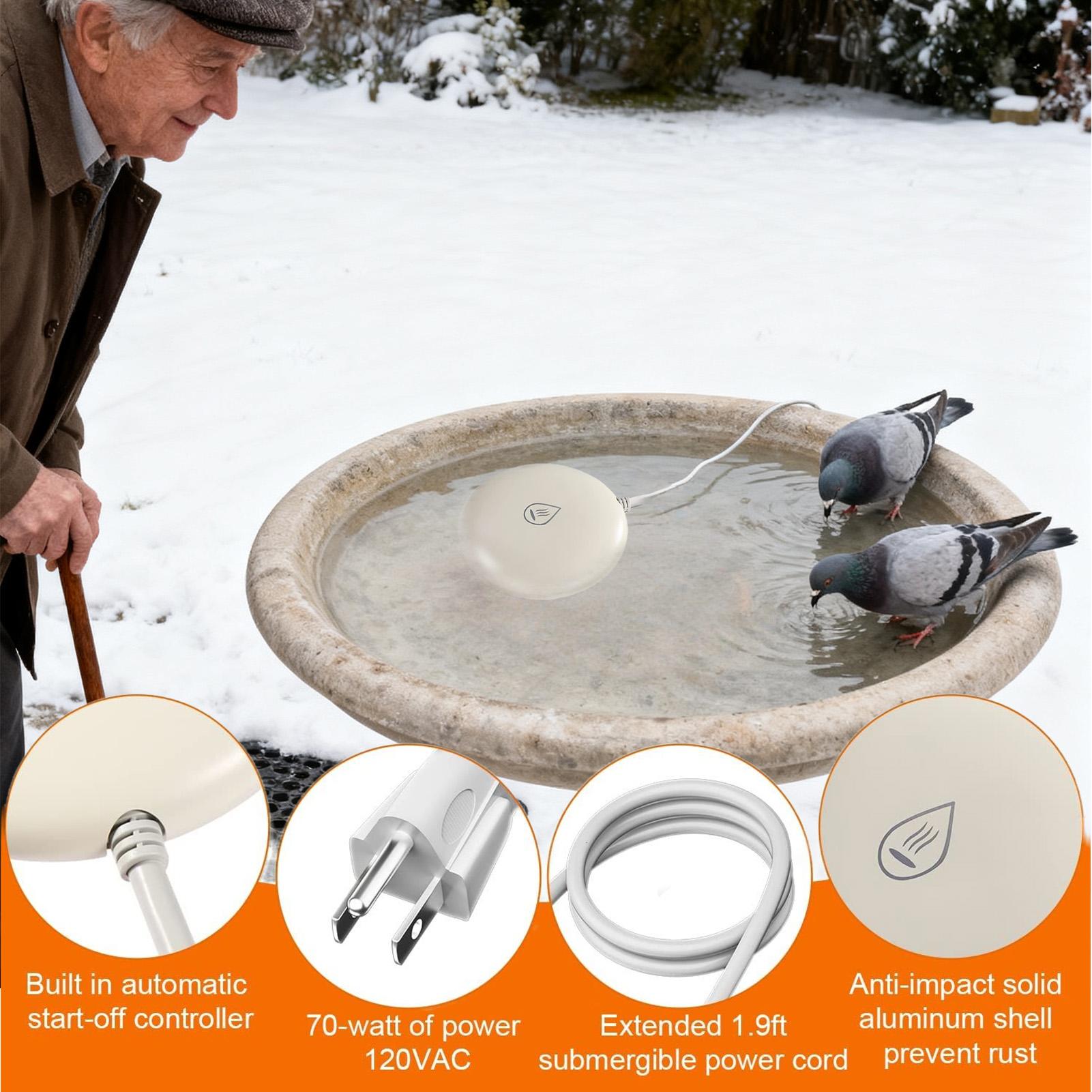 Smart Garden Bird Bath - Умный нагреватель для птичьей купели, размораживатель