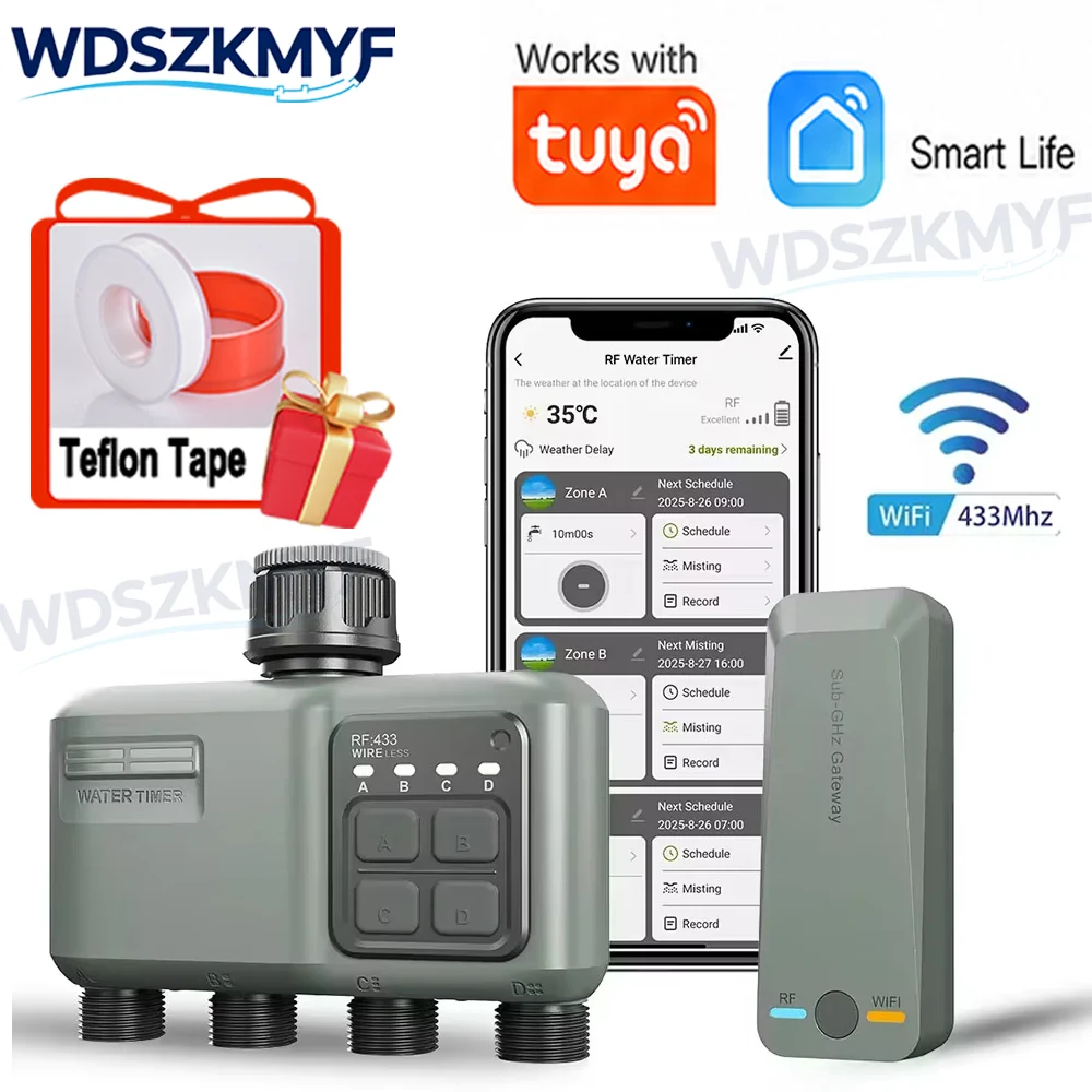 Smart Garden Lock - Умный Wi-Fi RF433 таймер полива для
