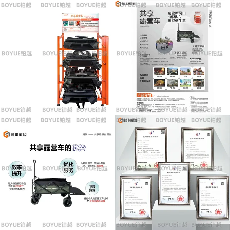 Smart Garden Cart - Портативная складная тележка для кемпинга с