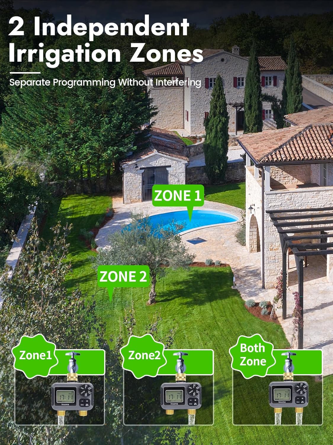 Двойные розетки, умная система – обзор и цена Smart Garden Iot