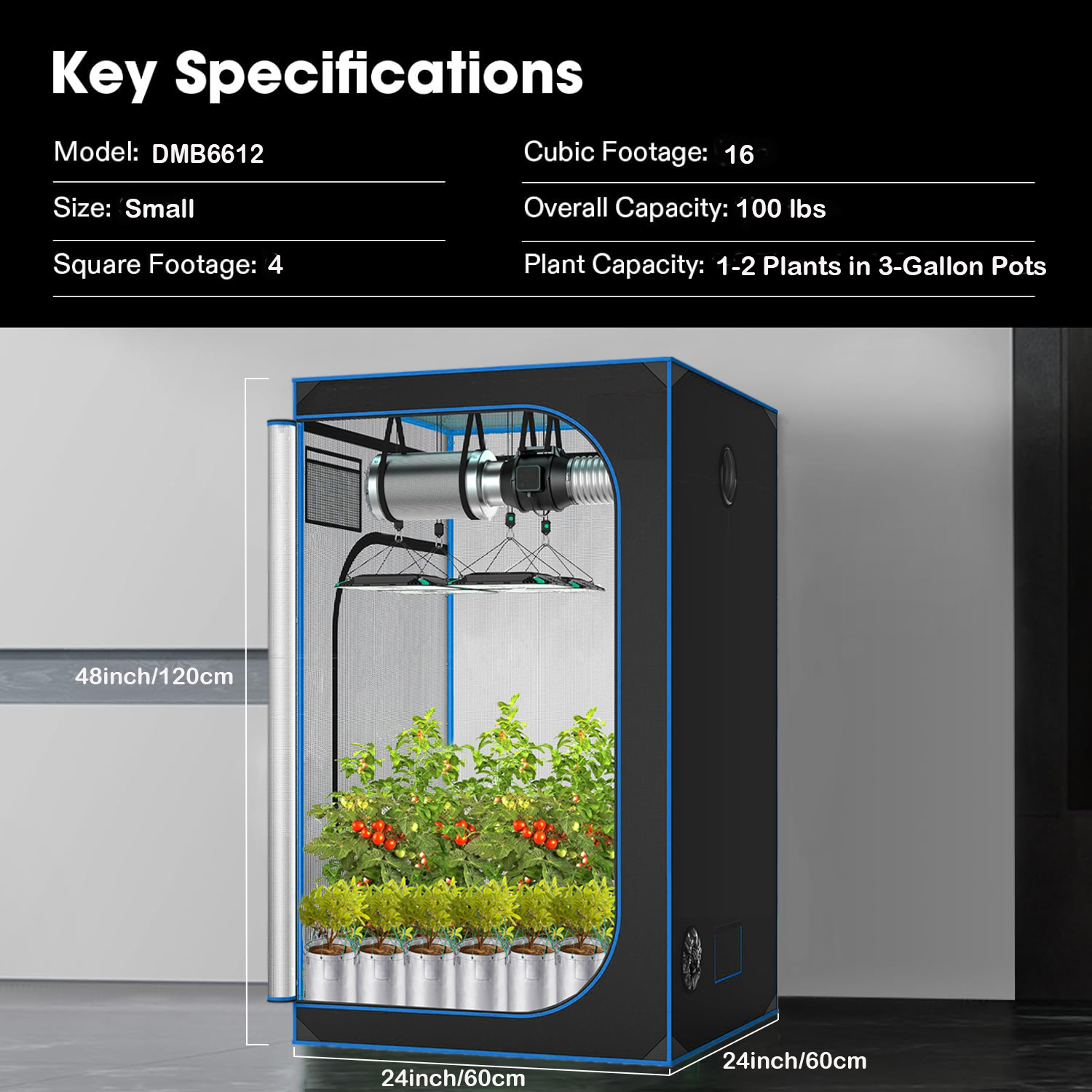 Комплект для выращивания расте – обзор и цена Grow Tent Complete Kit