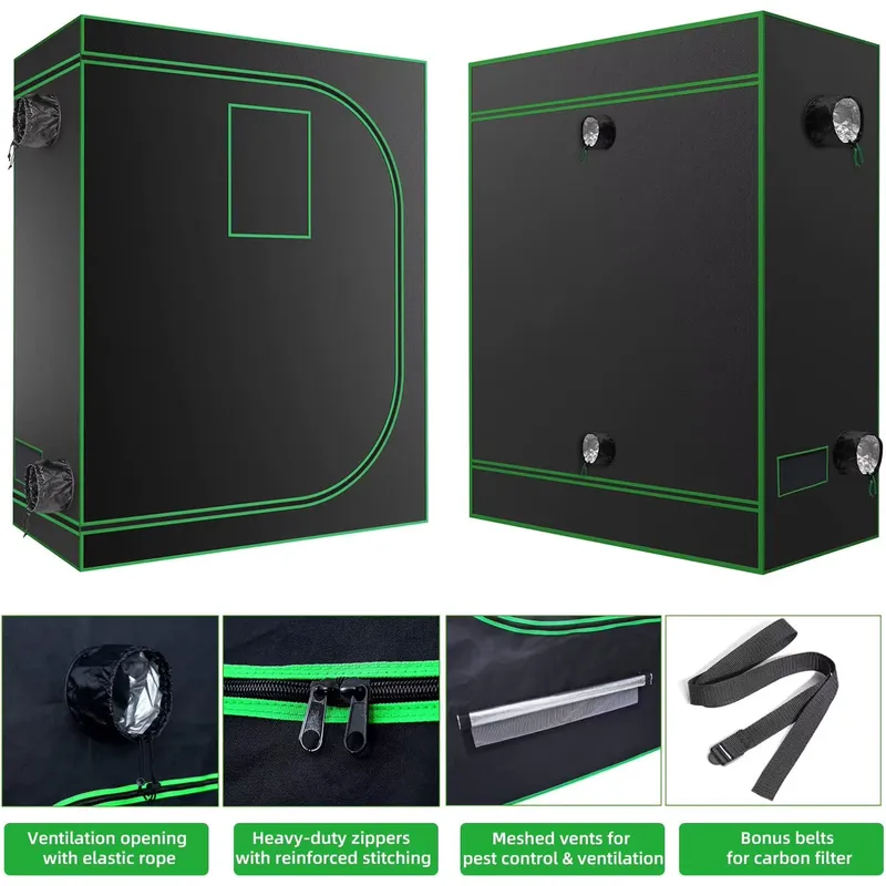 Гидропонная теплица ROHE 100x1 – обзор и цена Grow Tent Complete Kit