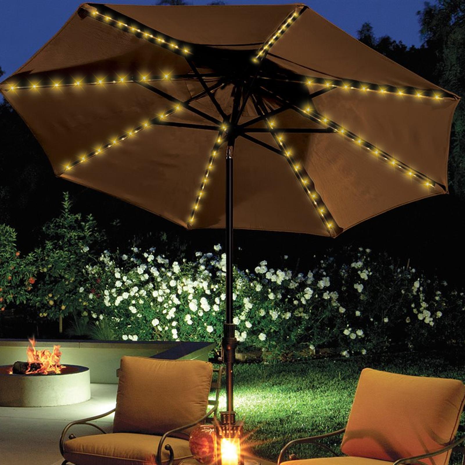 Солнечная гирлянда для зонта с – обзор и цена Smart Garden Light