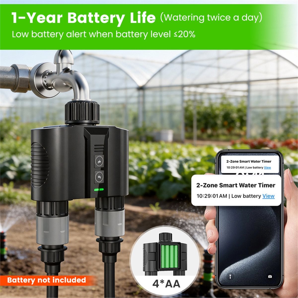 Y17A 1 комплект WiFi-таймера д – обзор и цена Smart Garden Hose Valve