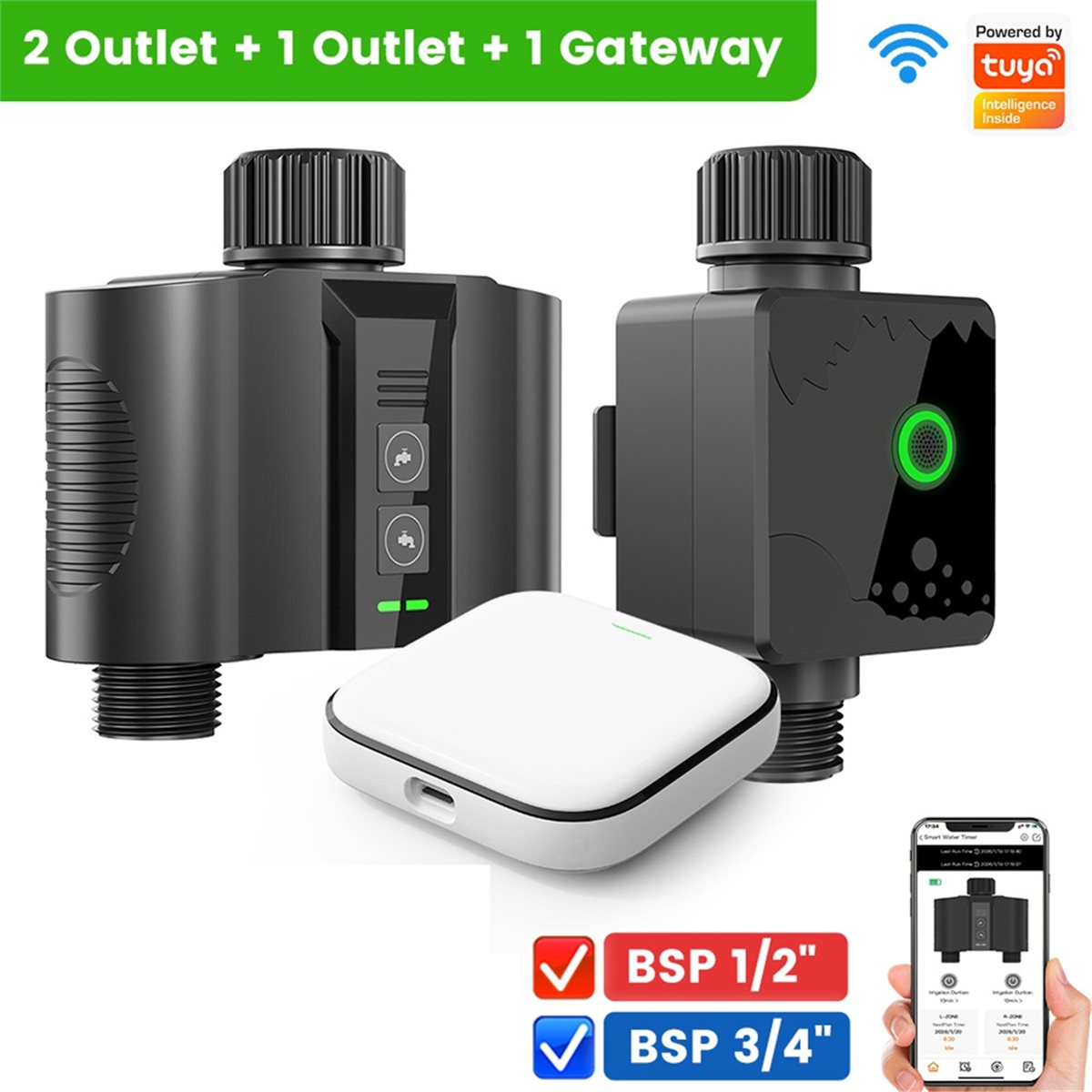 Y17A 1 комплект WiFi-таймера д – обзор и цена Smart Garden Hose Valve