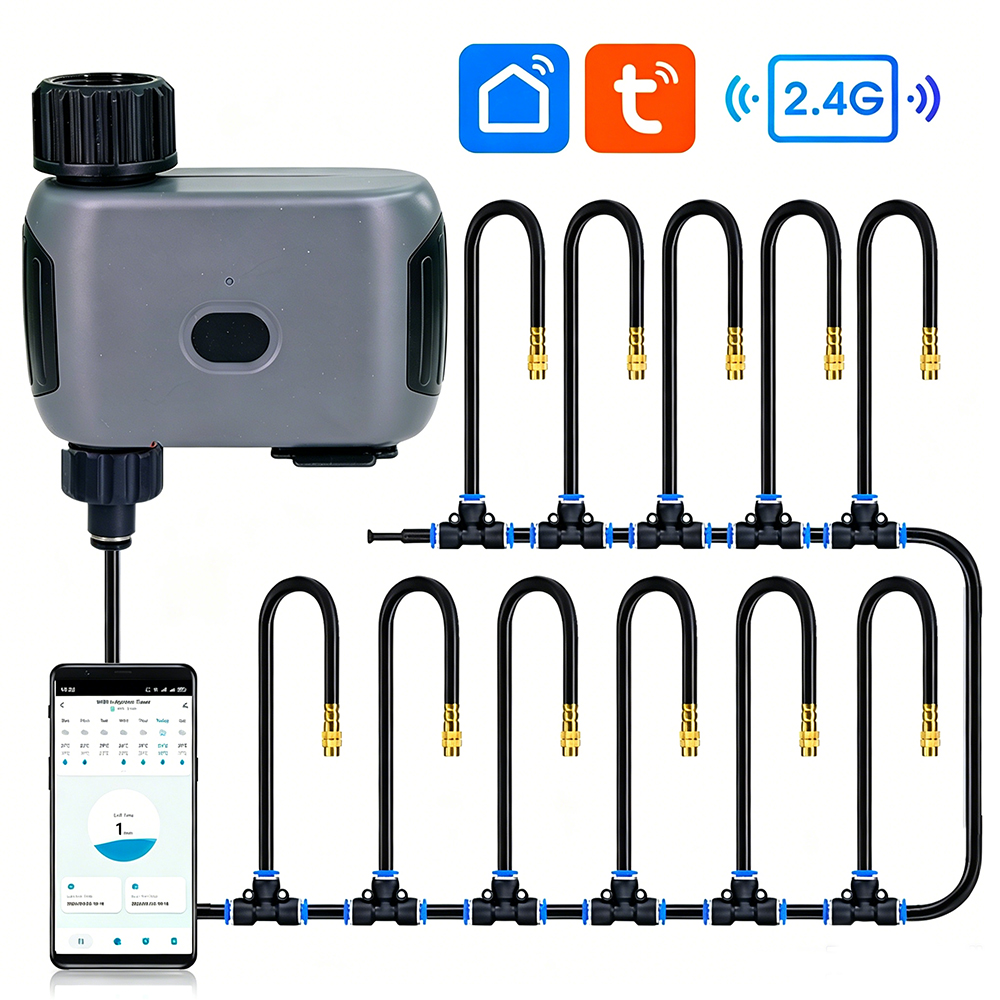 Умный Wi-Fi таймер полива Tuya – обзор и цена Smart Garden Iot