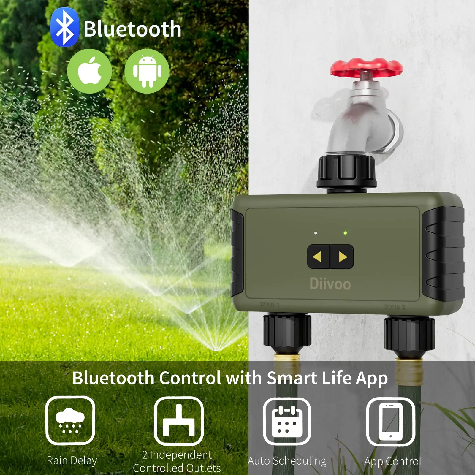 Умный Bluetooth-таймер полива  – обзор и цена Smart Garden Lock